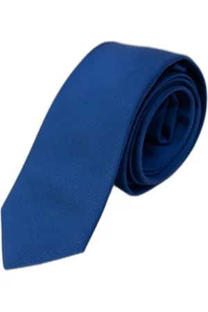 Antony Morato Tilbehør, Herre, Blå, ONE SIZE, Uld, Blå Plain Silke Slips til Mænd