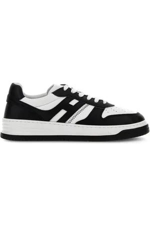 Hogan Sko, Herre, Sort, 41 1/2 EU, Læder, 0001c Sneakers