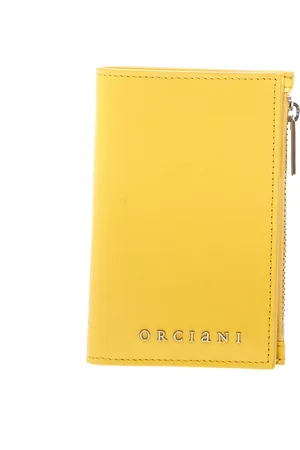Orciani Tilbehør, Dame, Gul, ONE SIZE, Uld, Lemon Card Holder