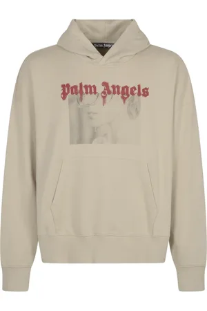 Palm Angels Sweathshirts & Hoodies, Herre, , 2XL, Bomuld, Portrait Pencil Hoody