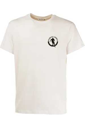 Bikkembergs Top, Herre, Hvid, 2XL, Uld, Herre Stilfuld T-Shirt Kollektion