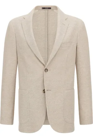 Boggi Milano Jakke, Herre, , 2XL, Bomuld, B Jersey Melange B-Jersey Linned og Bomuld Jakke