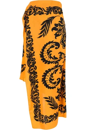Etro Nederdel, Dame, , M, Blomstret Asymmetrisk Nederdel Kvinde