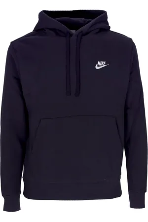 Nike Sweathshirts & Hoodies, Herre, Lilla, 2XL, Bomuld, Fleece Hættetrøje med Snøre