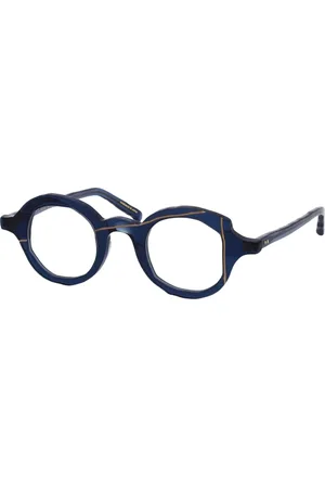 MASAHIROMARUYAMA Tilbehør, Dame, Blå, 43 MM, Uld, Blå Optiske Rammer Stilfulde Kvinders Tilbehør