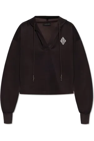 Lacoste Sweathshirts & Hoodies, Dame, Brun, XS, Bomuld, Hættetrøje