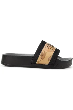 ALVIERO MARTINI 1A CLASSE Sko, Dame, Sort, 38 EU, Geo Classic Slide Tøfler