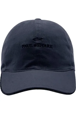Paul & Shark Tilbehør, Herre, Blå, M, Bomuld, Blå Baseballkasket med Logo Broderi
