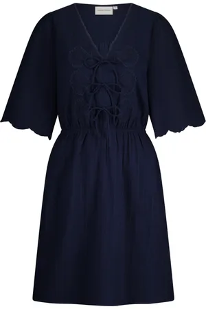 Fabienne Chapot Kjole, Dame, Blå, S, Rory Dress