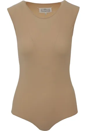 Maison Margiela Top, Dame, , S, Snap Button Crewneck Sleeveless Top