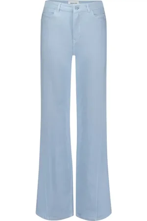 Fabienne Chapot Jeans, Dame, Blå, W28 L34, Bonnie Wide Leg Jeans