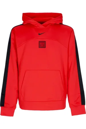 Nike Sweathshirts & Hoodies, Herre, Rød, 2XL, Uld, Chicago Bulls Courtside Hættetrøje