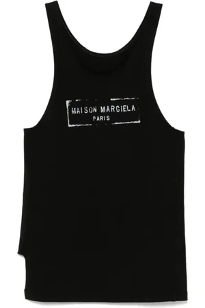 Maison Margiela Top, Dame, Sort, L, Sort Top med Stil