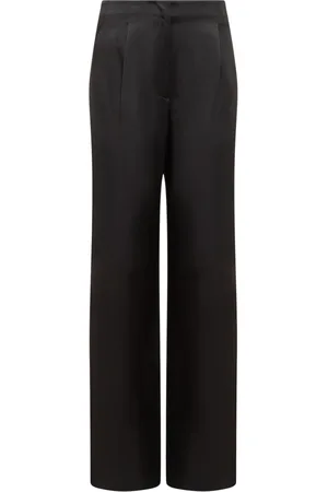 Msgm Bukser, Dame, Sort, S, Lange Palazzo Bukser
