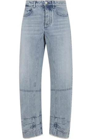 Jil Sander Jeans, Dame, Blå, XS, Bomuld, Blå Bomuldsbukser til Kvinder