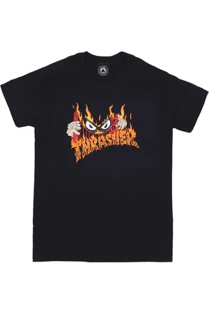 Thrasher Top, Herre, Sort, S, Bomuld, Neckface Sort Tee X Kunst
