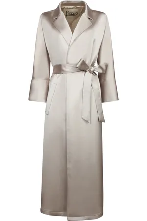 HERNO Frakke, Dame, , S, Satin, Elegant Satin Duster Coat