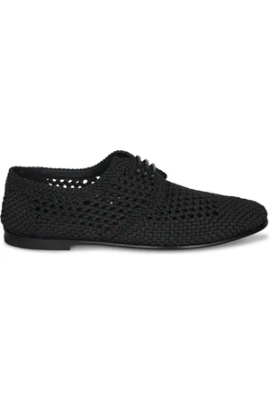 Dolce & Gabbana Sko, Herre, Sort, 43 EU, Flettede Derby Sko