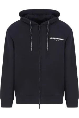 Armani Exchange Sweathshirts & Hoodies, Herre, Blå, M, Blå Sweaters til Mænd