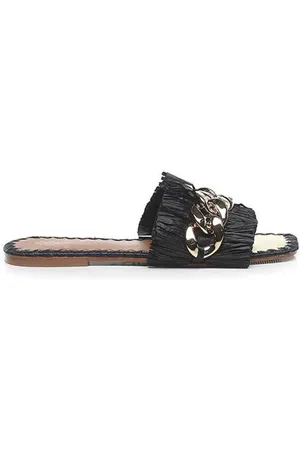 DE SIENA Sko, Dame, Sort, 41 EU, Uld, Stilfulde Sandaler til Sommeroutfits