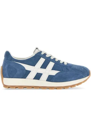Hogan Sko, Herre, Blå, 43 1/2 EU, Lyseblå Hvide Sneakers