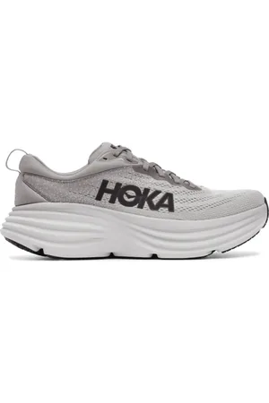 Hoka One One Sko, Herre, Grå, 42 EU, Bondi 8 Løbesko
