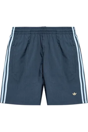 adidas Shorts, Herre, Blå, XL, Bomuld, Logo shorts