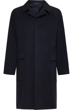TAGLIATORE Frakke, Herre, Blå, 4XL, Uld, Loyd Single-Breasted Frakke