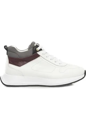 Cerruti 1881 Sko, Dame, Hvid, 38 EU, Læder, Ægte læder kvinders platform sneakers