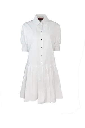Max Mara Kjole, Dame, Hvid, M, Hvide Kjoler til Kvinder