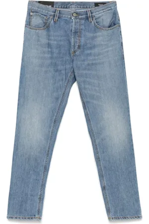 Dondup Jeans, Herre, Blå, W35, Denim, Lyseblå Denim Jeans med Klassiske Lommer