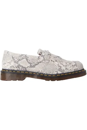 Dr. Martens Sko, unisex, Grå, 37 EU, Læder, Slangeskinds Læder Loafers