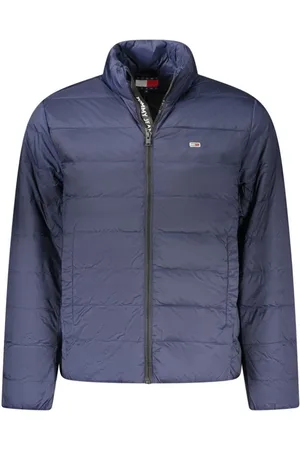 Tommy Hilfiger Jakke, Herre, Blå, L, Uld, Stilfuld Pufferjakke