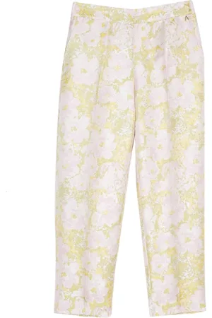 ACTITUDE Bukser, Dame, Flerfarvet, XS, Polyester, Blomstret bukser