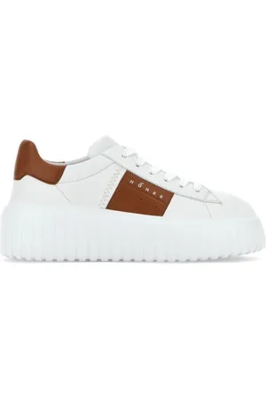 Hogan Sko, Dame, Hvid, 40 EU, Uld, Casual Sneakers