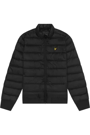 Lyle & Scott Jakke, Herre, Sort, XL, Jakker Tragt Hals Vatteret Jakke