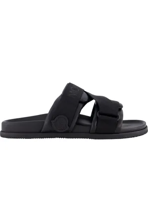 Moncler Sko, Herre, Sort, 41 EU, Sommer Sandaler til Mænd