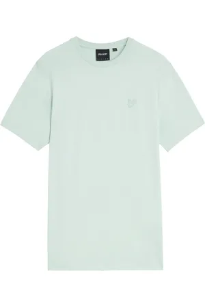Lyle & Scott Top, Herre, Grøn, 2XL, Bomuld, Superfin T-shirt