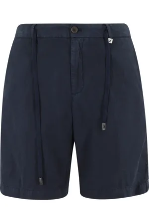 MYTHS Shorts, Herre, Blå, 2XL, Linned, Blå Linnedshorts Apollo Bermuda