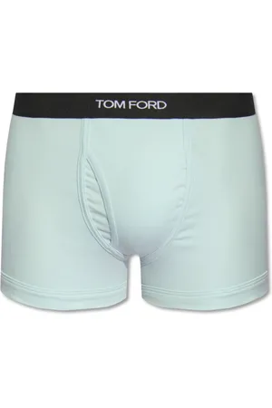 Tom Ford Undertøj, Herre, Blå, XS, Bomuld, Boksere med logo