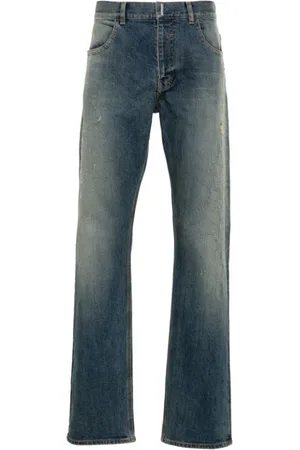 Givenchy Jeans, Herre, Blå, W30, Uld, Stilfulde bukser til mænd