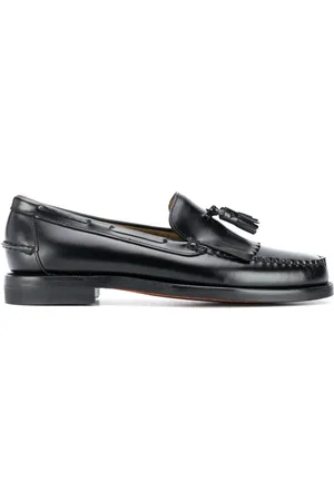 SEBAGO Sko, Herre, Sort, 43 1/2 EU, Sorte flade sko