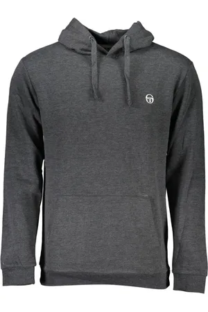 Sergio Tacchini Sweathshirts & Hoodies, Herre, Grå, 2XL, Bomuld, Grå Bomuldssweater