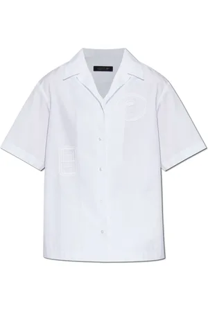 Lacoste Bluser & Skjorter, Dame, Hvid, M, Bomuld, Skjorte med logo