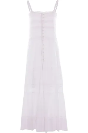 Isabel Marant Kjole, Dame, Hvid, M, Elegant Divine Dress til kvinder