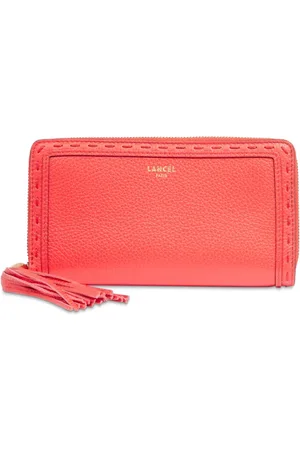 LANCEL Tilbehør, Dame, Rød, ONE SIZE, Læder, 1Er Flirt Rød Pung Lang Lynlås
