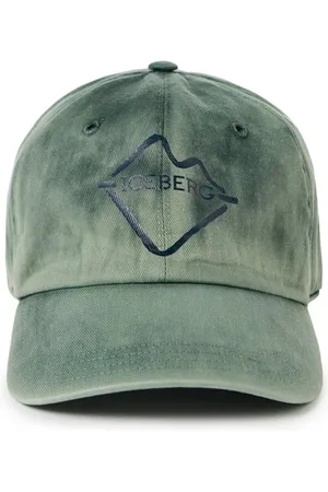 Iceberg Tilbehør, Herre, Grøn, ONE SIZE, Uld, Mintfarvet gabardine baseballkasket