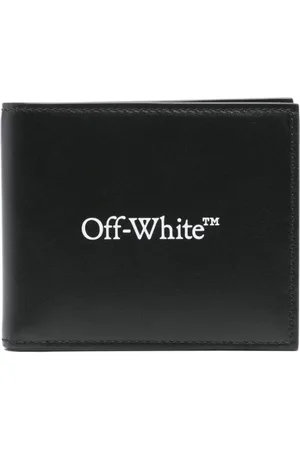 OFF-WHITE Tilbehør, Herre, Sort, ONE SIZE, Læder, Bookish Bifold Læderpung