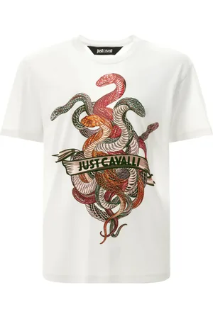 Roberto Cavalli Top, Herre, Hvid, L, T-shirts og Polos