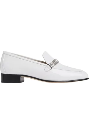 Stuart Weitzman Sko, Dame, Hvid, 39 EU, Crystal Glam Loafers